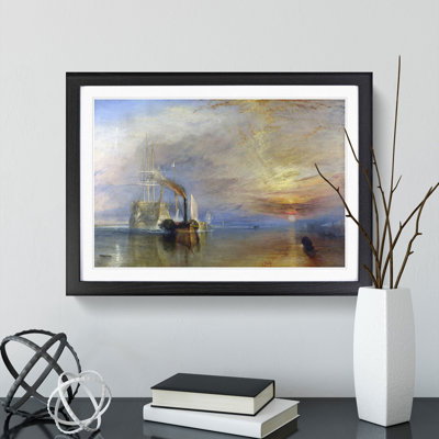 The Fighting Temeraire by Joseph Mallord William Turner - Picture Frame Painting