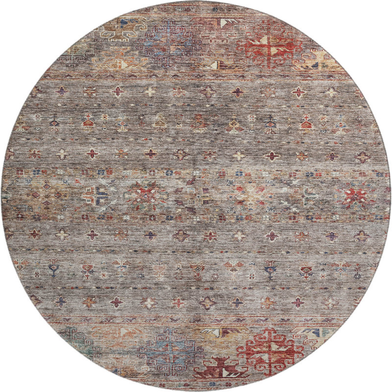 Tapis de qualité supérieure Jeske AMF1220 Global, Rond 8 pi