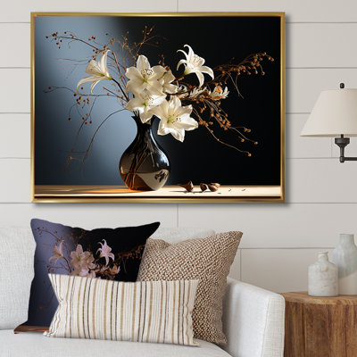 Morning Glory Bouquet Vase sur toile