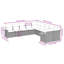 Ensemble de canapé de jardin Vidaxl -114254100
