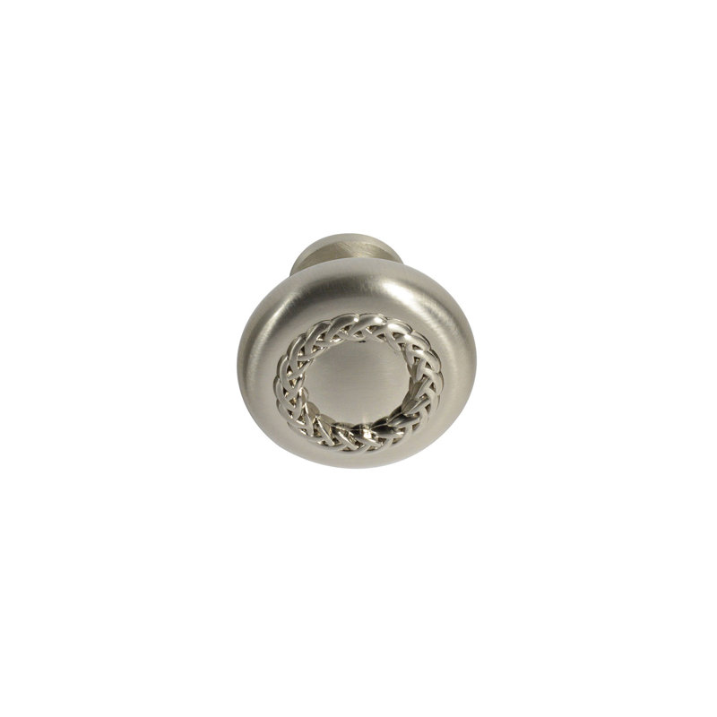 Origins 1 1/4" Diameter Round Knob, Brushed Nickel
