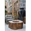 Round Concrete Smokeless Fire Pit Table-732505983