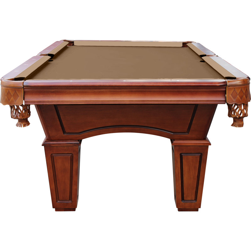 Table de billard en ardoise avec installation professionnelle St Lawrence (valeur de 895 $) incluse, Chameau, Châtaignier