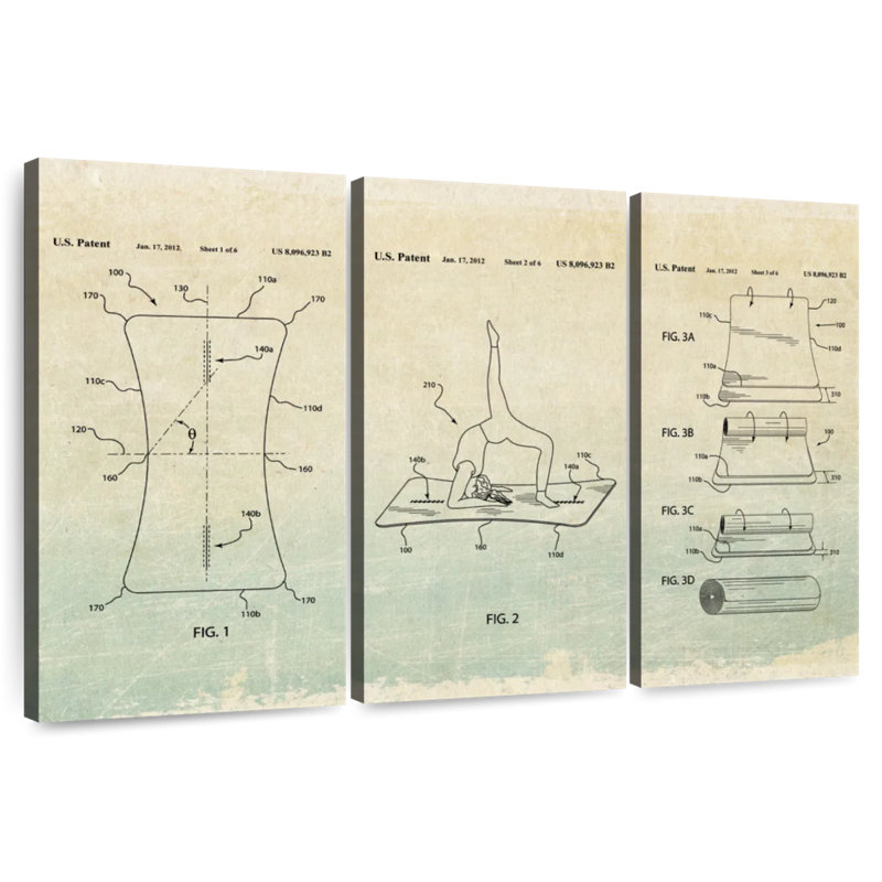 Exercise Mat Laelle, 36" H x 57" W