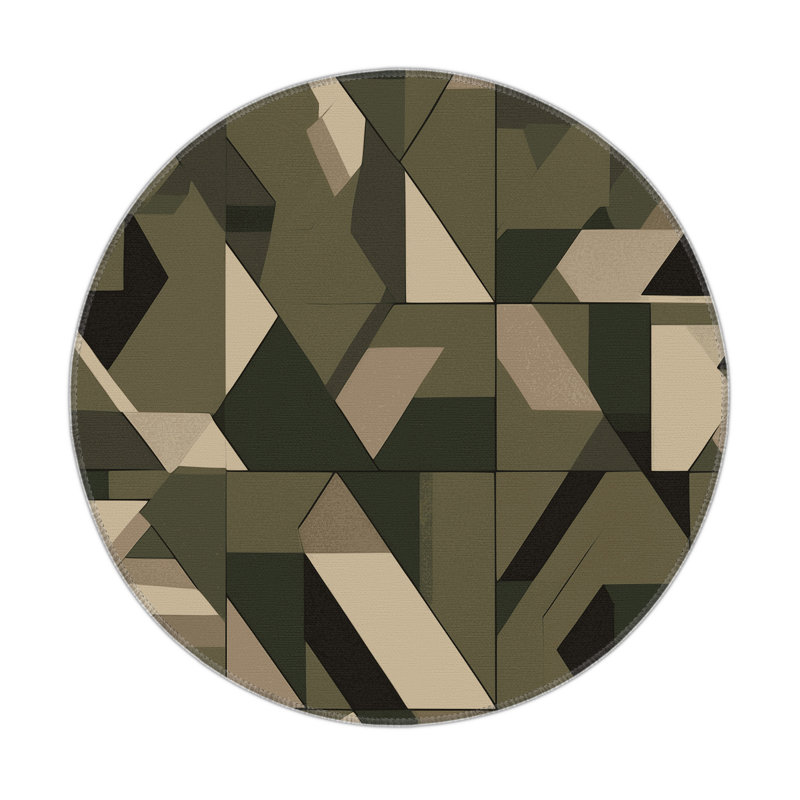 Tapis intérieur et extérieur Ops Wave, Rond 5 pi