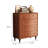 Simple Amber Solid Wood Accent Chest