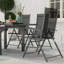 Steel Patio Dining Set Table,