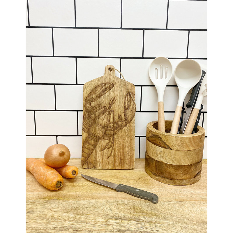 Lobster Engraved Wooden Cheese Board