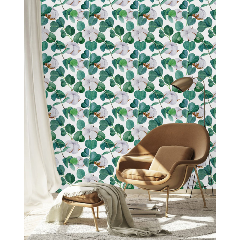Floral Tile, 2.08' W x 10.42' L