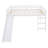 Loft Bed with Slide, Multifunctional Design, Full (White)