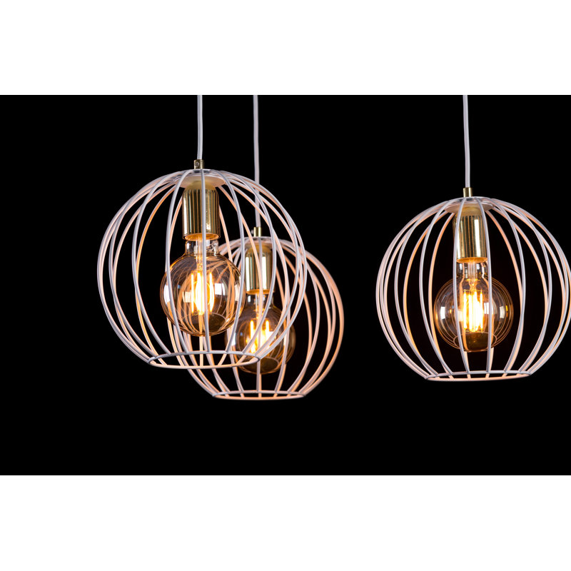 Cirillo 6 - Light Sphere Pendant, White