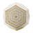 Hexagonal Capes Capiz Stool