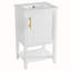 Meuble-lavabo simple avec comptoir Wilcoxen-584282291