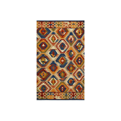 Southwestern Wool Hand Woven Area Rug