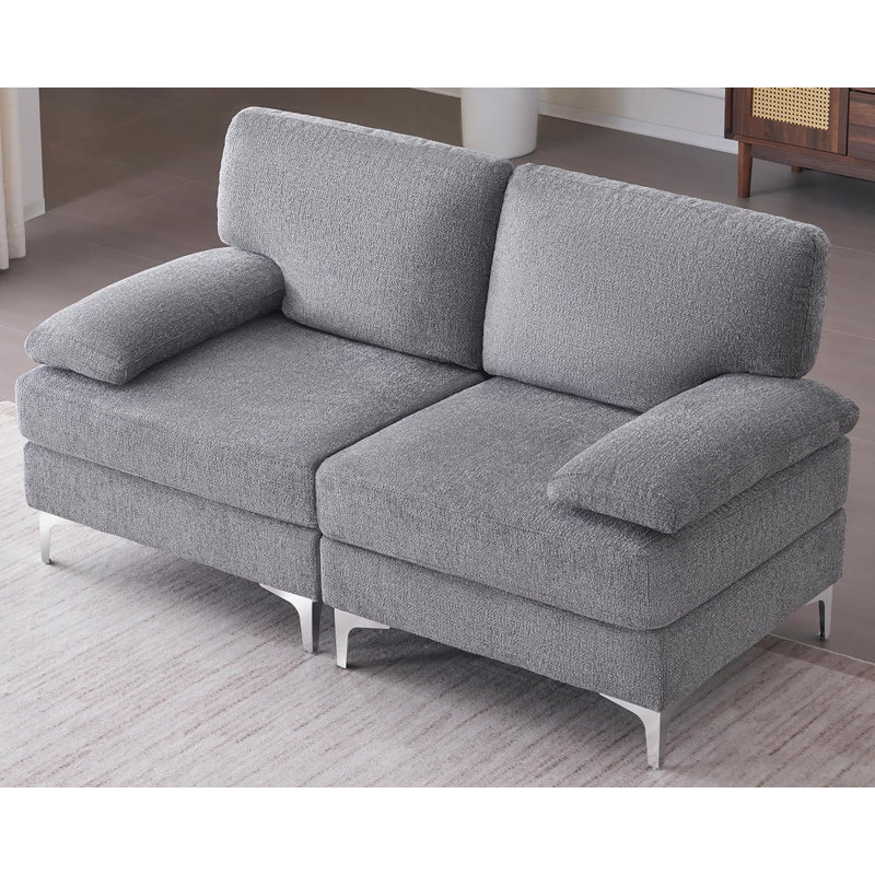 Canapé modulaire modulaire, canapé, causeuse, canapé modulaire convertible, Gris chenille