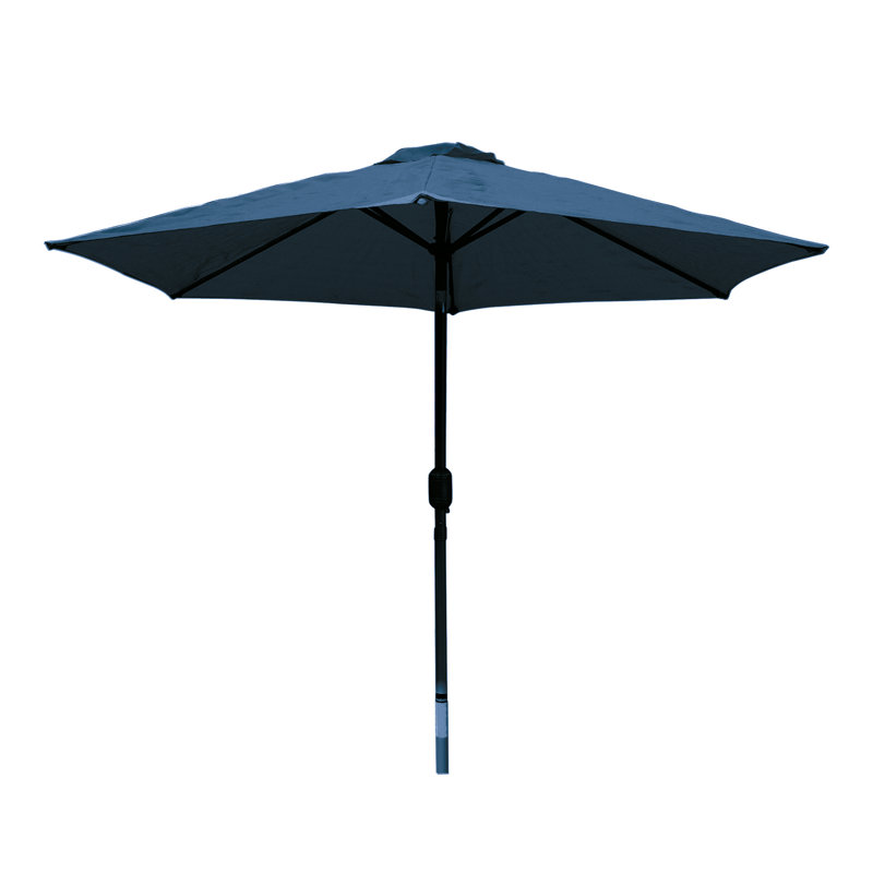 300cm Tilt Market Parasol, Navy Blue