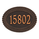 Chartwell Personalized Standard 1-Line Wall Address Plaque