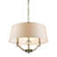 Plafonnier semi-encastré 3 lumières 19 po Dasilva-41224636-41224639