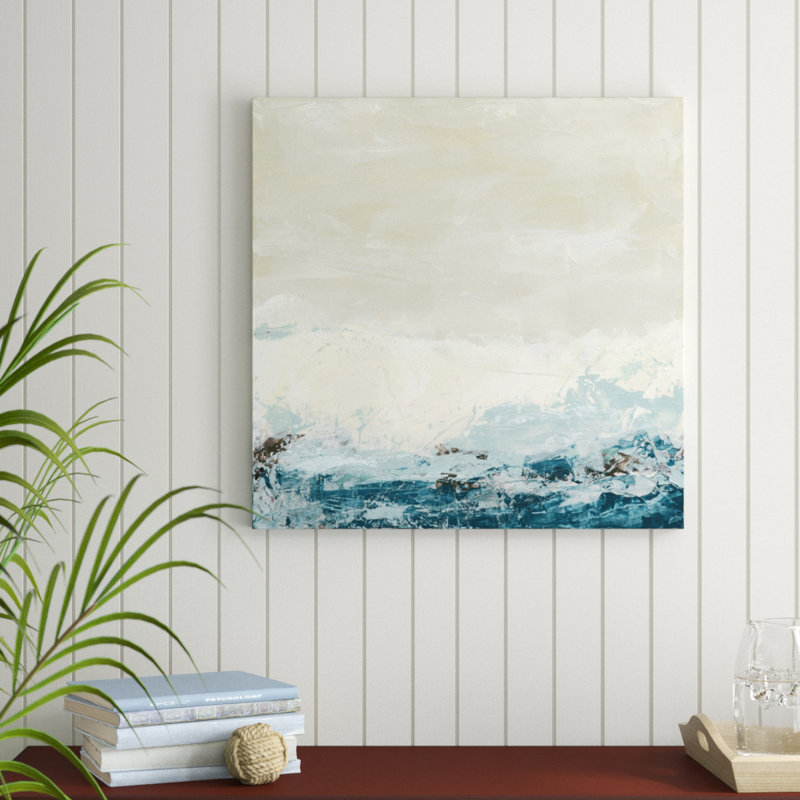 «Coastal C Courants II» par June Erica Vess, reproduction d'art sur toile, H 30 po x l 30 po