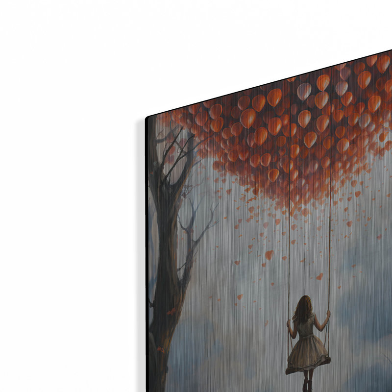Ivy Bronx «Swing» par Momart, art mural en métal, H 24 po x l 16 po