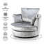 4 Seater Velvet Sofa & Chaise-134973893