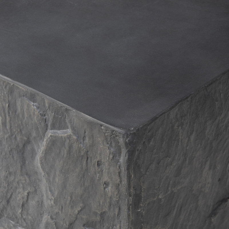 Fontelle Concrete Top End Table