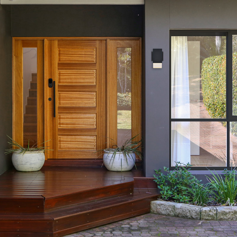 Khyara Steel Wall Light, 10" H x 7" W x 8.25" D