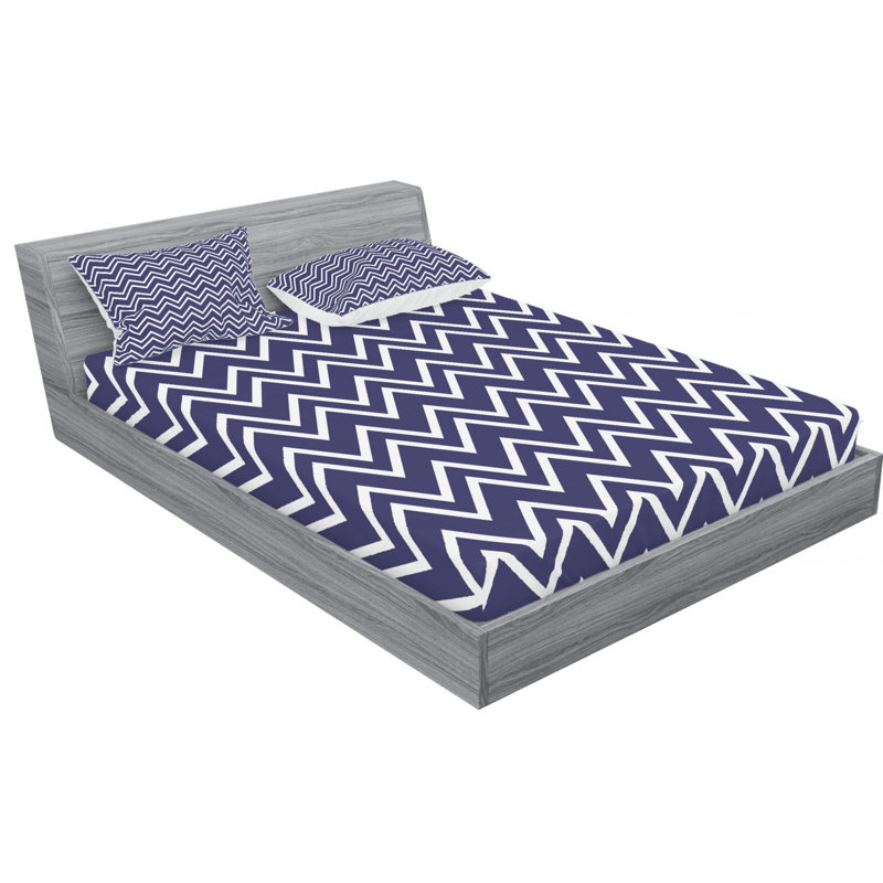 Microfiber Chevron Sheet Set