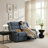 52 Inch Power Loveseat Recliner-382133825