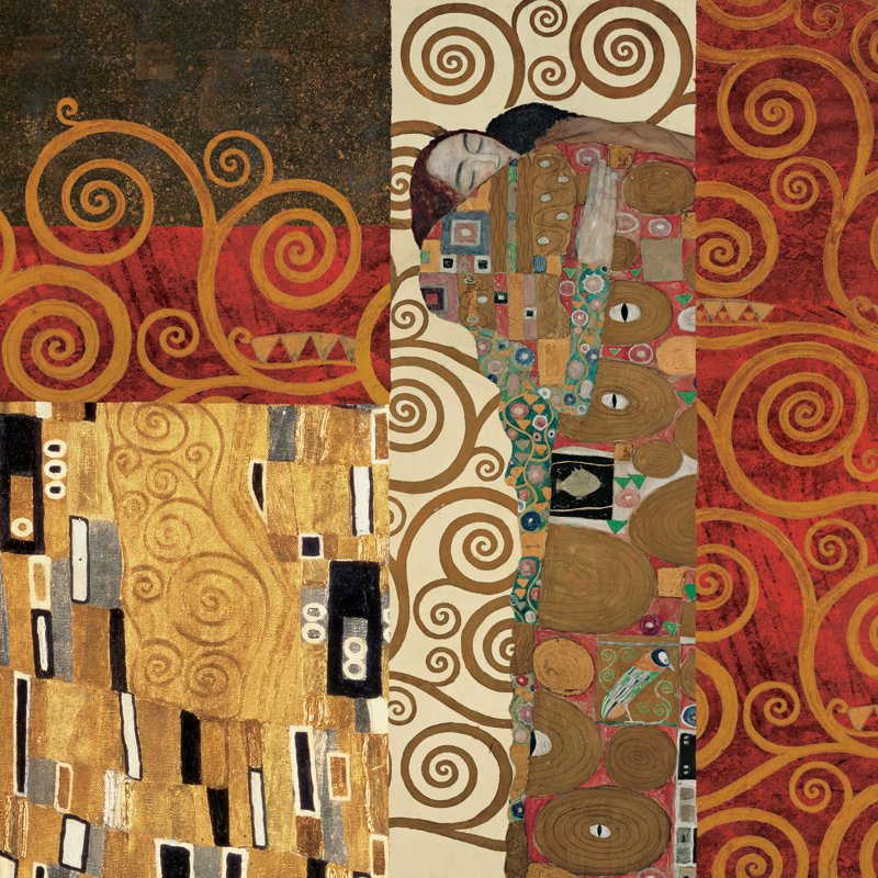 Klimt Details by Gustav Klimt - Wrapped Canvas Print, 122cm H x 122cm W