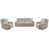 3 Pieces: 2 Chairs, Sofa est en rupture de stock