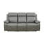 Fauteuil inclinable en cuir Jehor