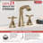 Stryke Widespread Bathroom Faucet with Drain Assembly-38820582