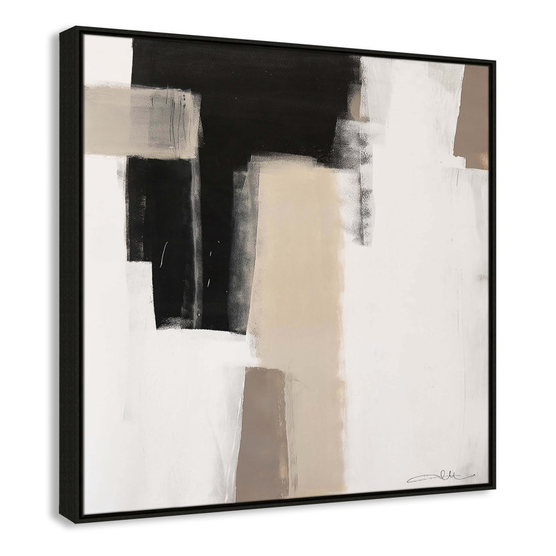 Earth Scapes I-A Print by Casa Fine Arts, 37.5" H x 37.5" W x 1.25" D, Espresso Floater Framed