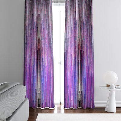 Semi Sheer Curtain Panel Pair