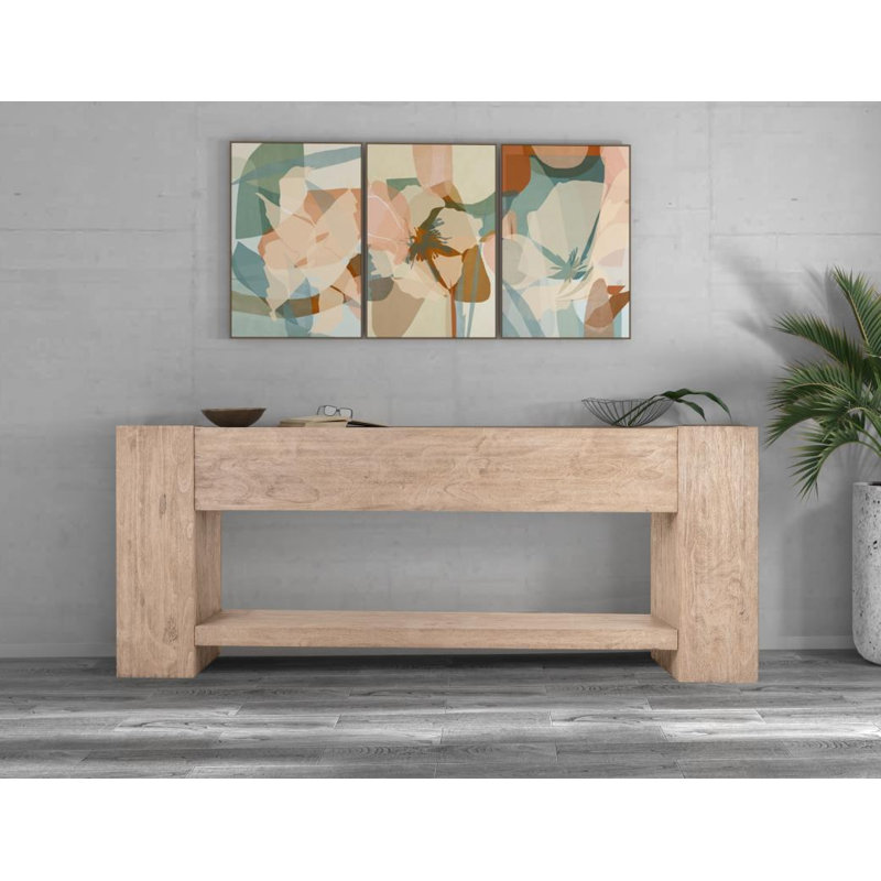 Console Latola 94 po, Marron clair