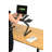 Uncaged Ergonomics WorkEZ Cool Laptop Stand and Lap Desk - Adjustable Laptop Table with Cooling Fans - Black-107292485