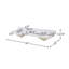 Meuble-lavabo à double cuve 61 po avec plateau en marbre-249492605