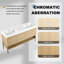 Meuble-lavabo double avec dessus Maslon 59,06