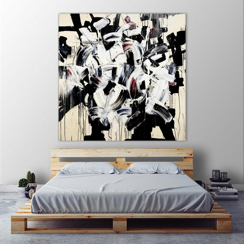 " Racing Thoughts ", 54" H x 54" W x 1.5" D