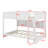 Queen Over Queen Bunk Bed With Built-In Storage Cabinets,Charging Station,Ladder And Safety Guardrails-1378776265