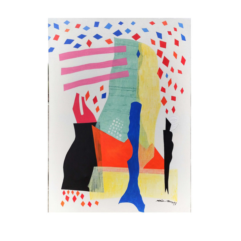 Ambiance cubique | Acrylique sur toile | Par Manik Das | Pour la décoration murale
