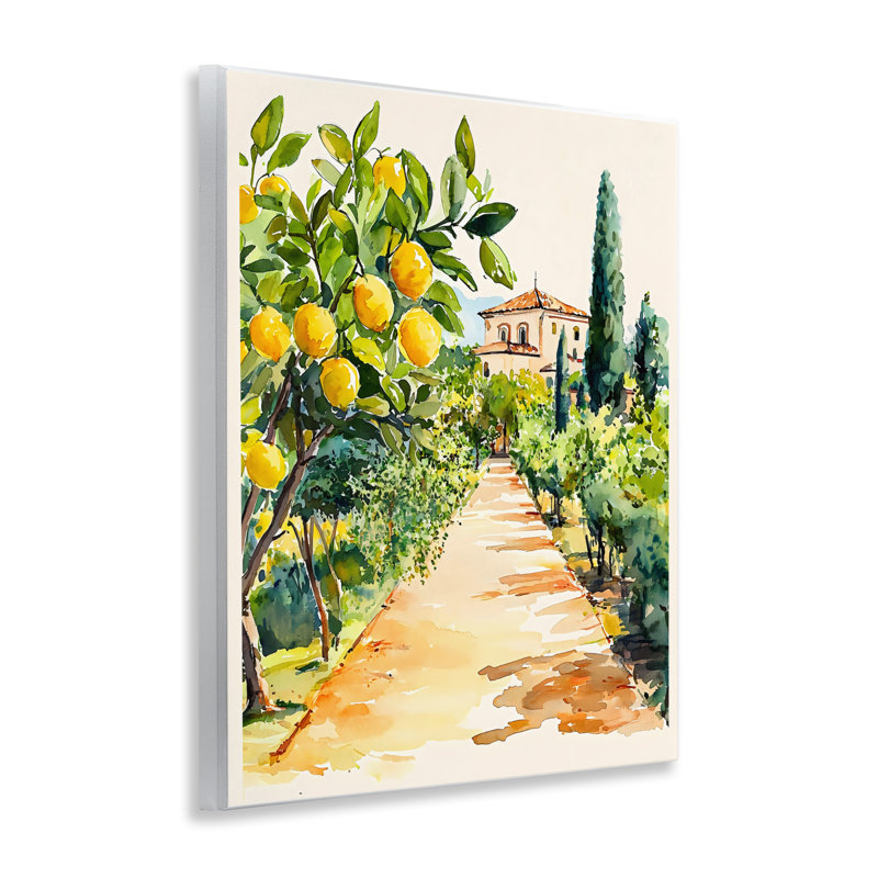 Lemon Grove Pathway Wall Plaque, design by LSR Design Studio