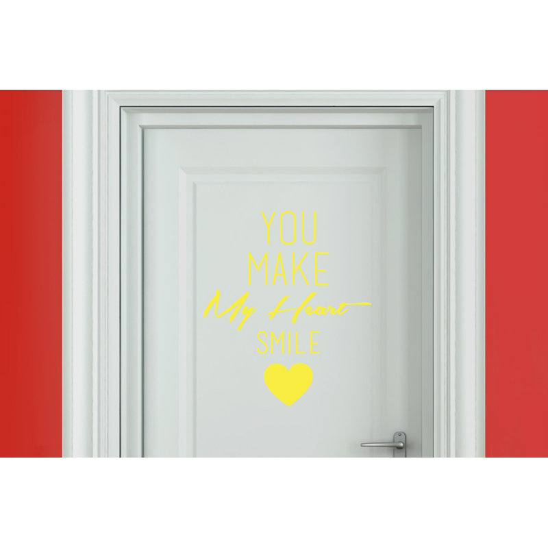 Wall Decal, Bright Yellow