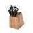 KitchenAid® Classic 12-Piece Block Set with Built-in Knife Sharpener, Natural