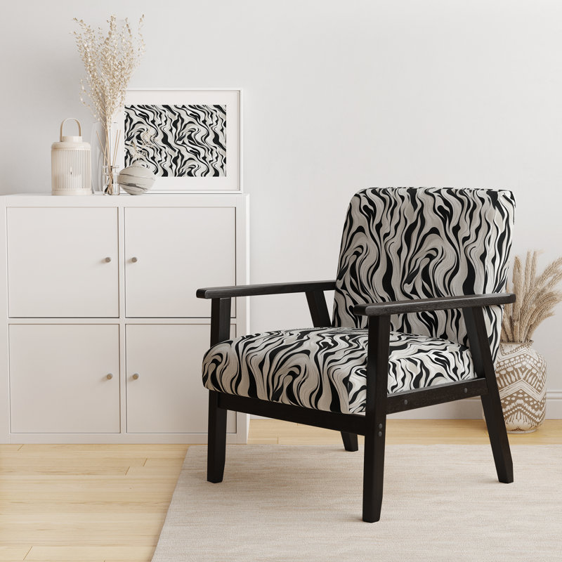 Minimalist Sophistication - Fauteuil d'appoint rembourré moderne et contemporain