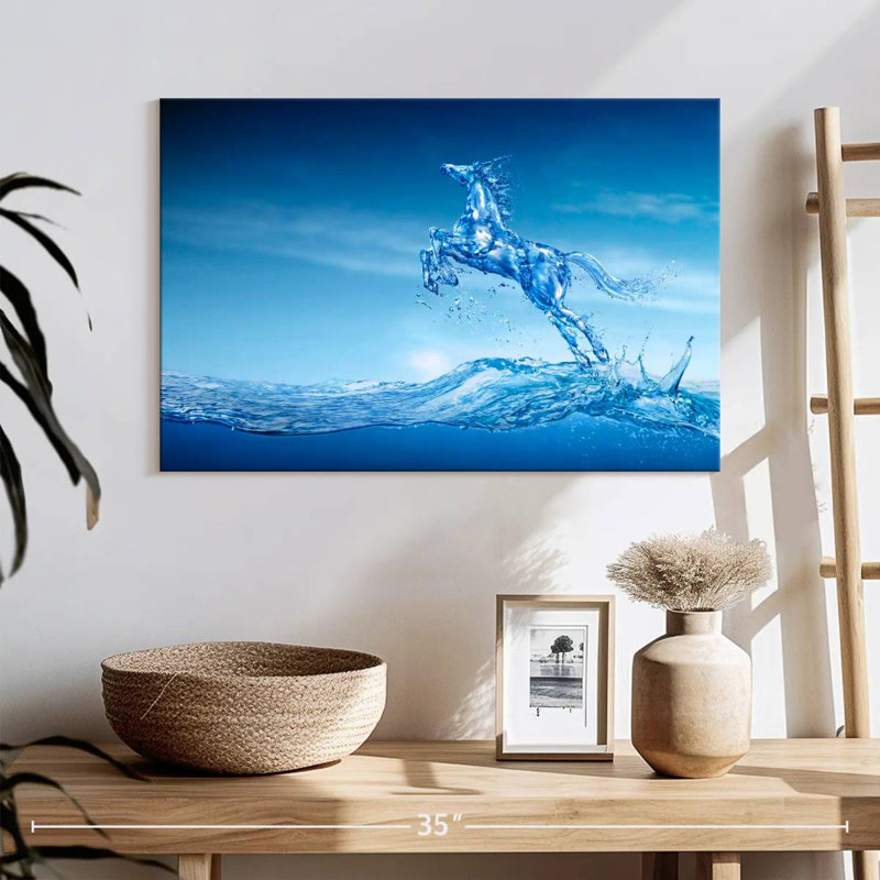 Water Horse, 16" H x 24" W