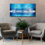 «Blue Abstract NYC Skyline» par Epic Portfolio, art mural sur toile-53307790