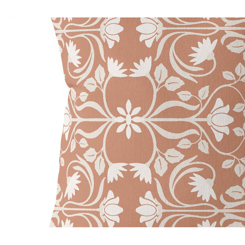Savanah Indoor Throw Pillow, 20"H x 20"W, Terracotta