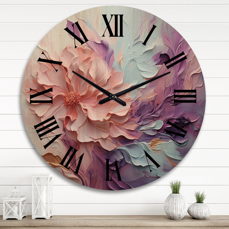 Horloge murale Whirling Dreamscape, Très grand